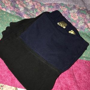 VS PINK WVU fold over leggings